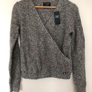 Abercrombie & Fitch wrap-front sweater
